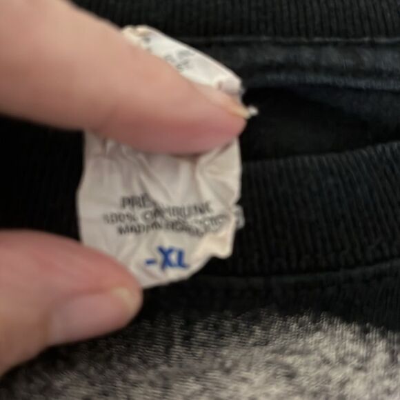 Ride Warriors Cedar Point Cool Biker Black Tee Vintage SZ XL - Picture 5 of 7